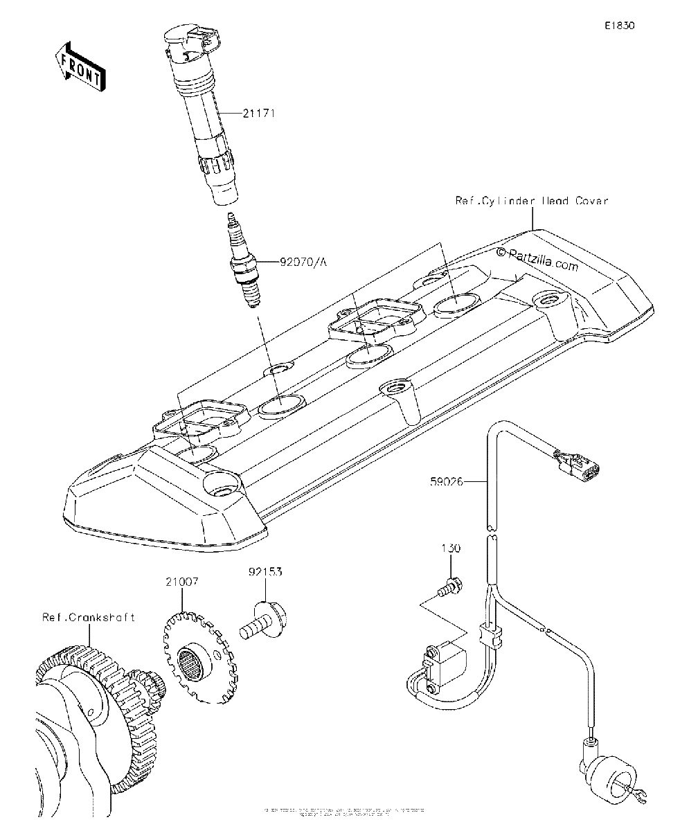 Diagrama de IGNITION SYSTEM