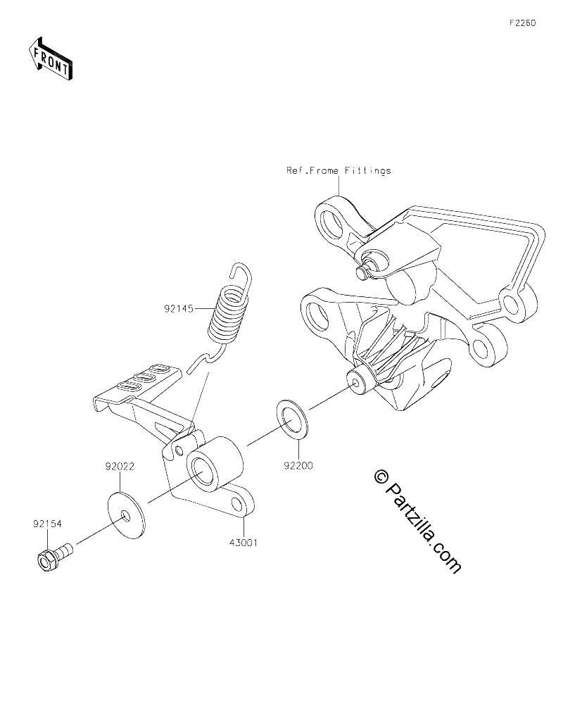 Diagrama de BRAKE PEDAL
