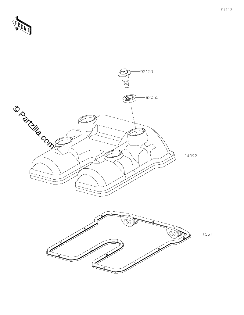 Diagrama de CYLINDER HEAD COVER