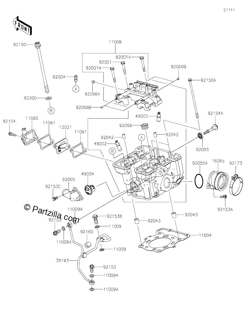 Diagrama de CYLINDER HEAD