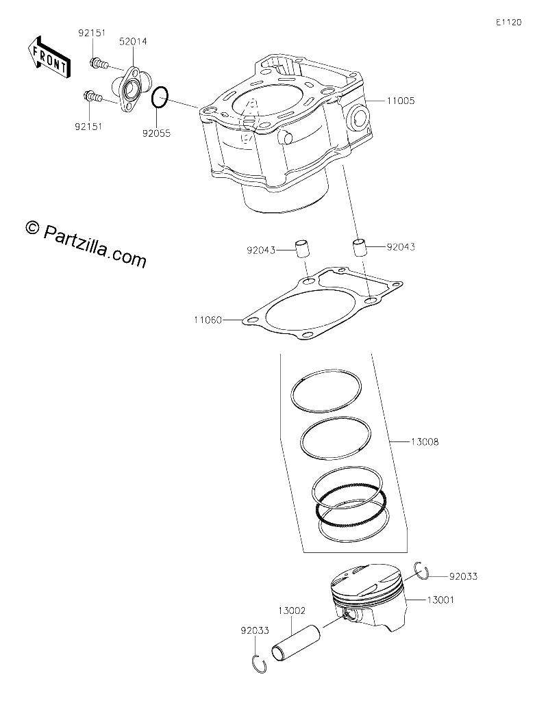 Diagrama de CYLINDER PISTON S