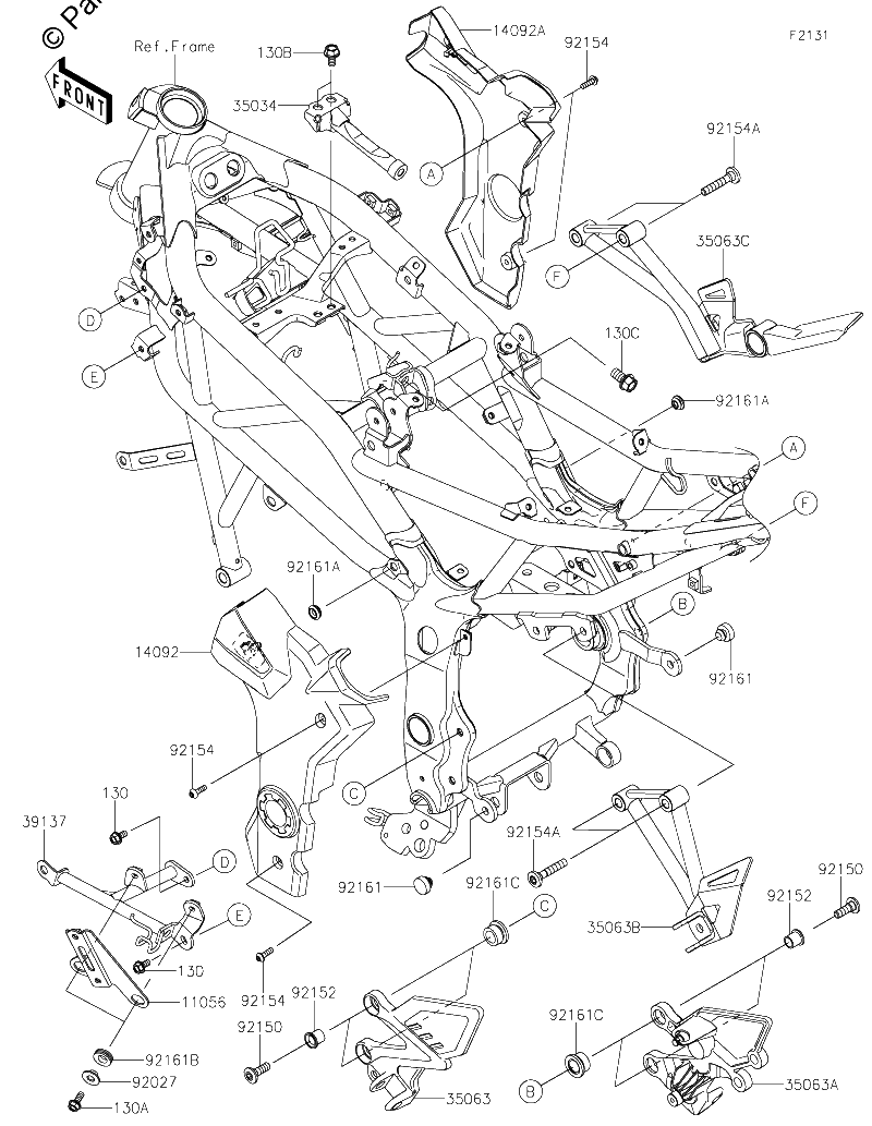 Diagrama de FRAME FITTINGS