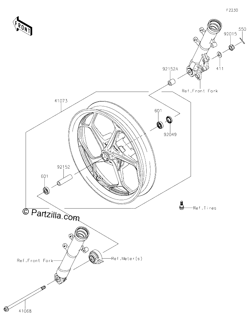 Diagrama de FRONT HUB