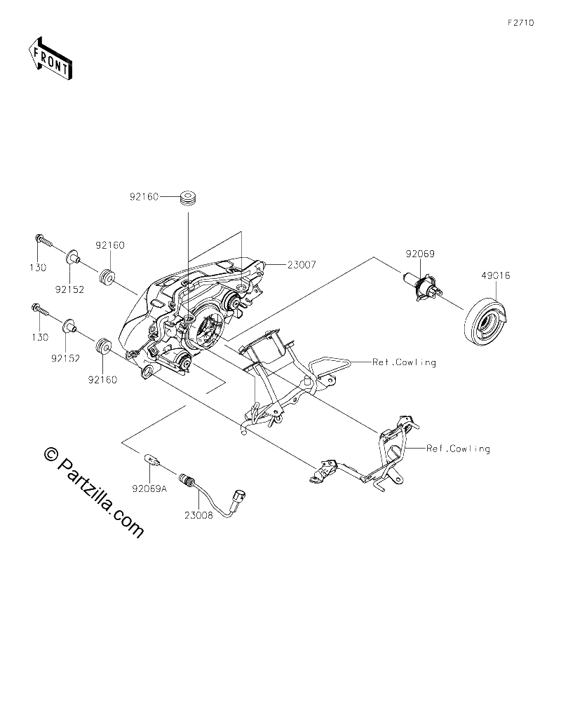 Diagrama de HEADLIGHT S