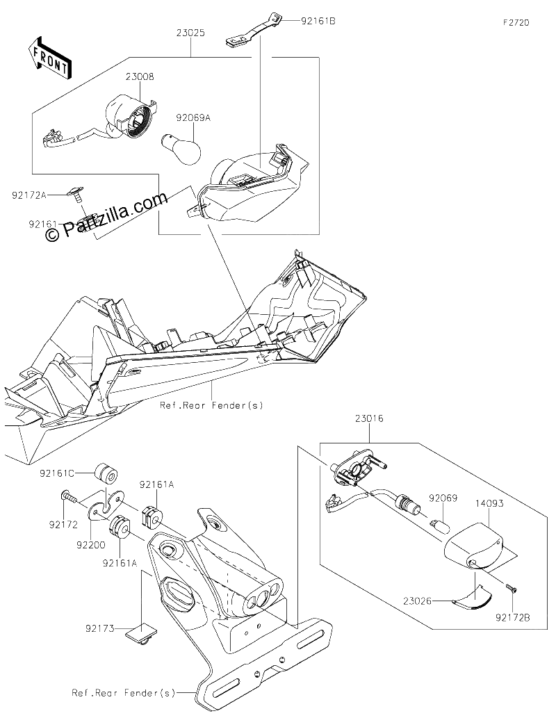 Diagrama de TAILLIGHT S