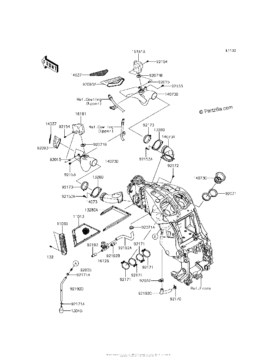 Diagrama de AIR CLEANER