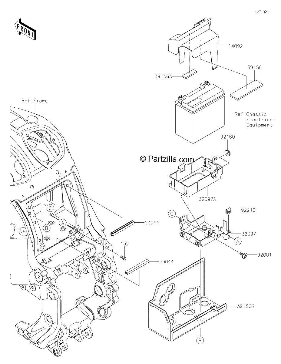 Diagrama de BATTERY CASE