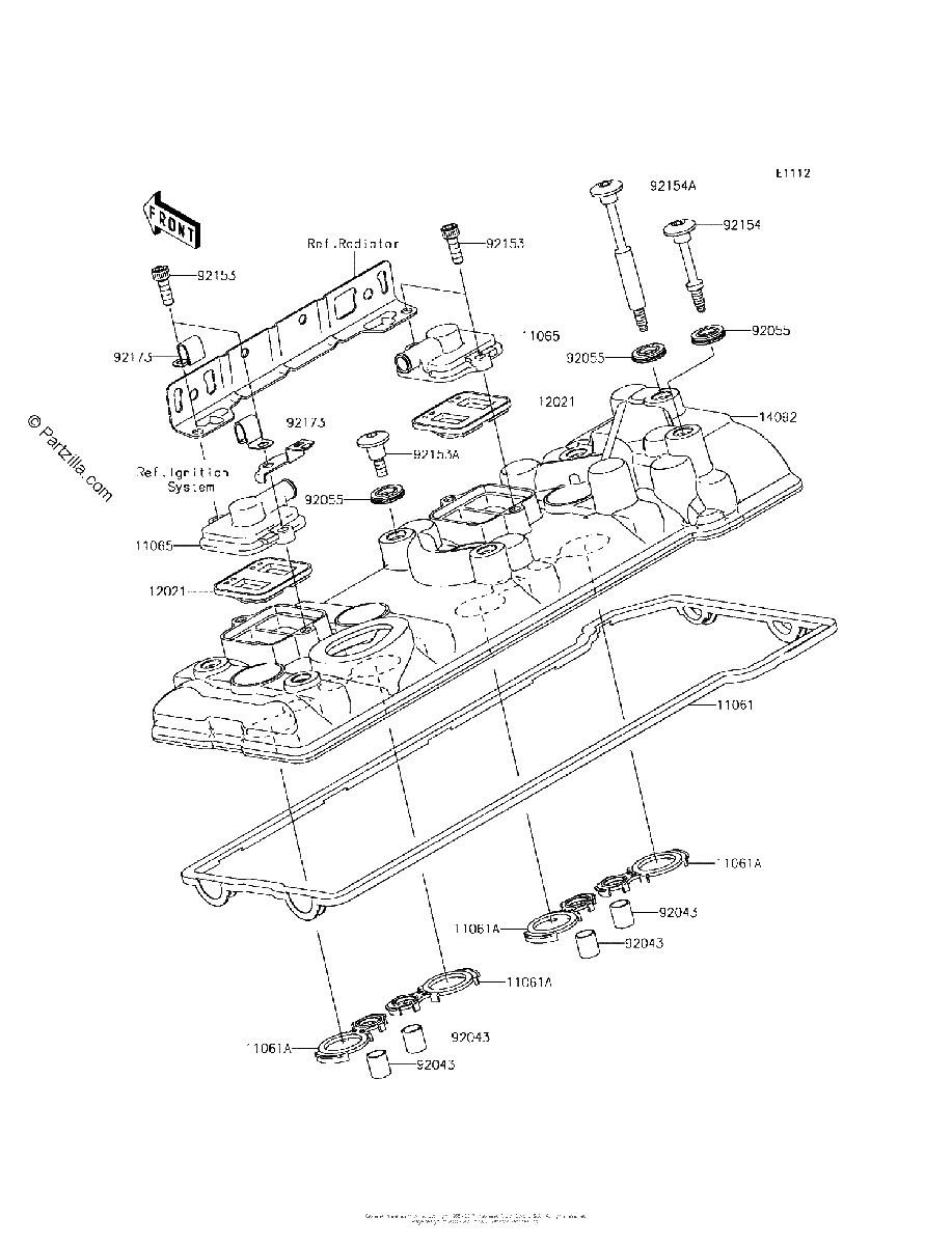 Diagrama de CYLINDER HEAD COVER