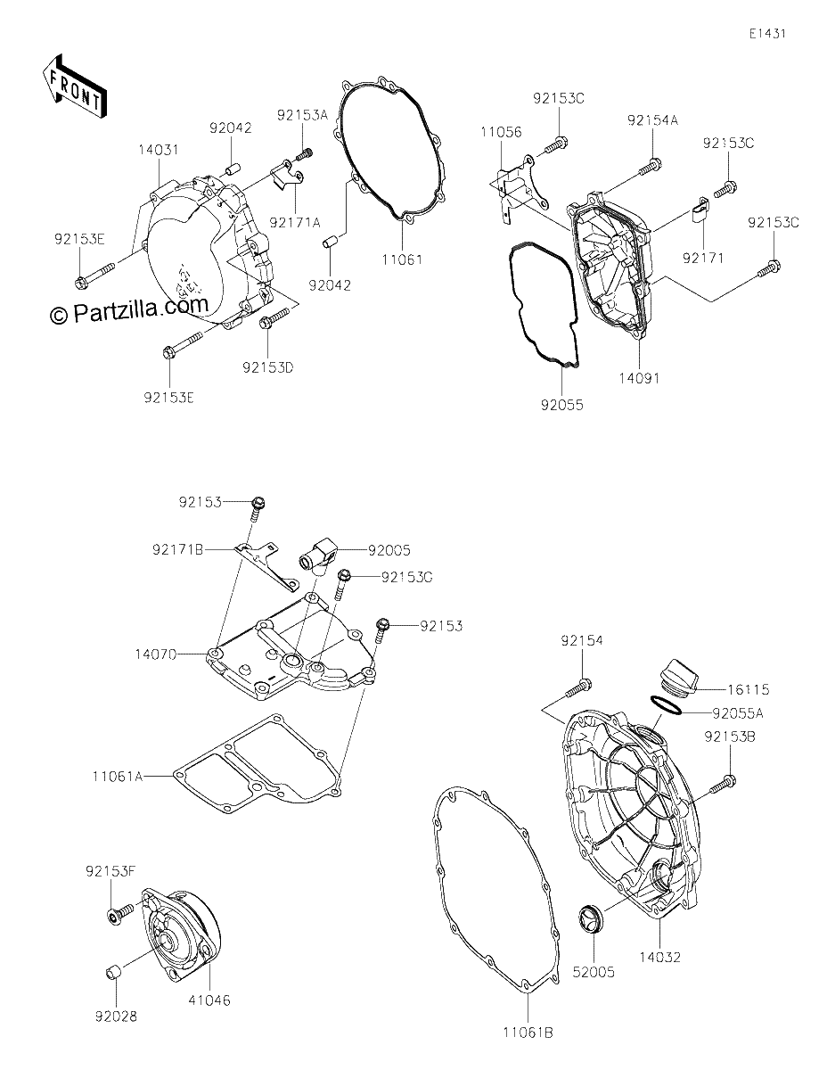 Diagrama de ENGINE COVER S