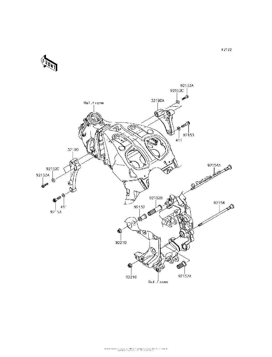 Diagrama de ENGINE MOUNT
