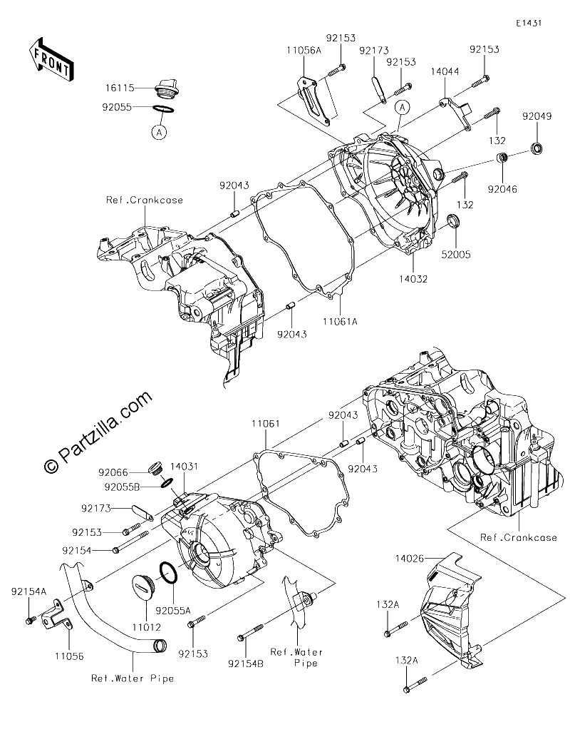 Diagrama de ENGINE COVER S