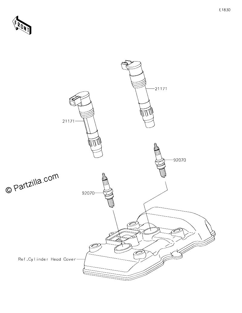 Diagrama de IGNITION SYSTEM