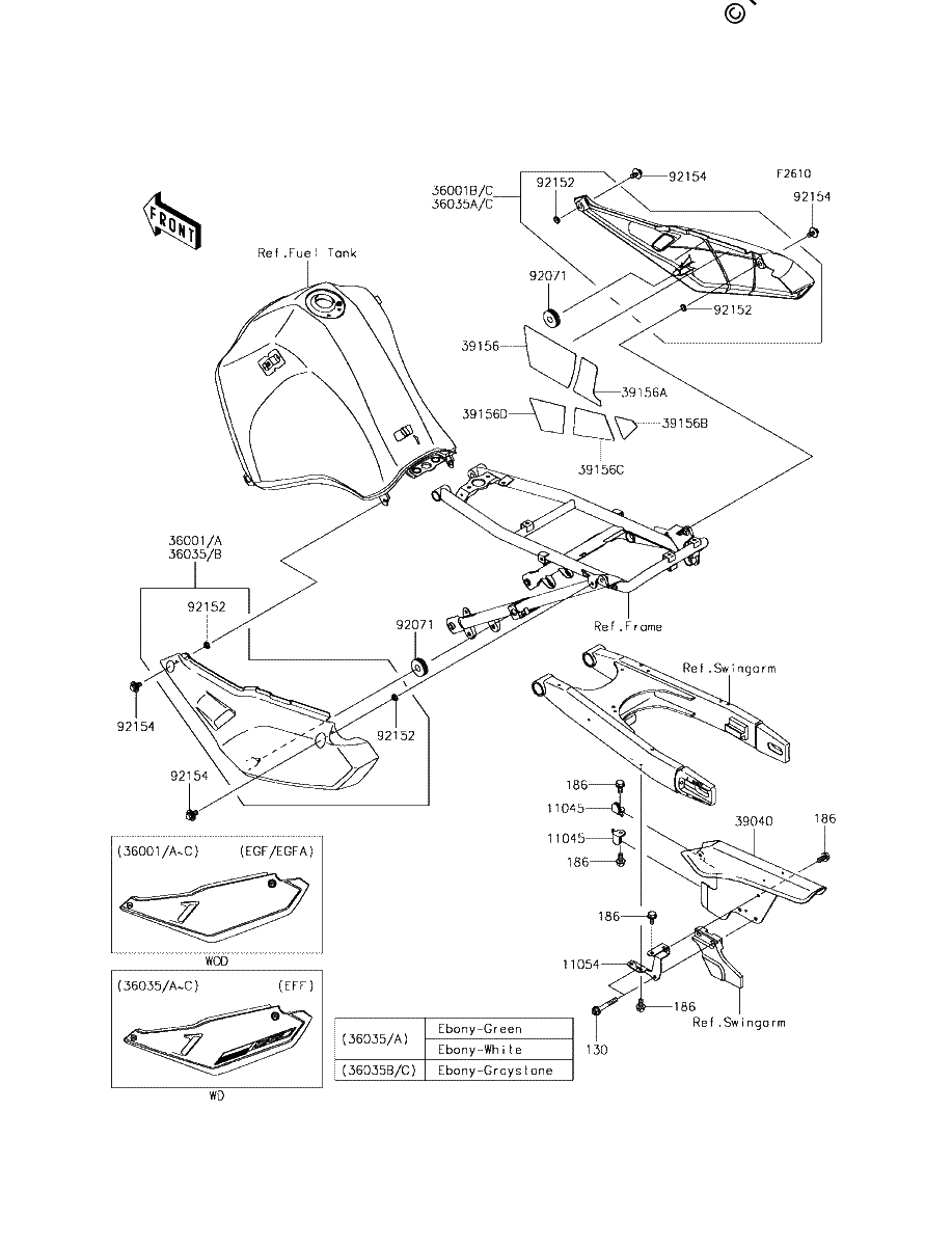 Diagrama de SIDE COVERS CHAIN COVER