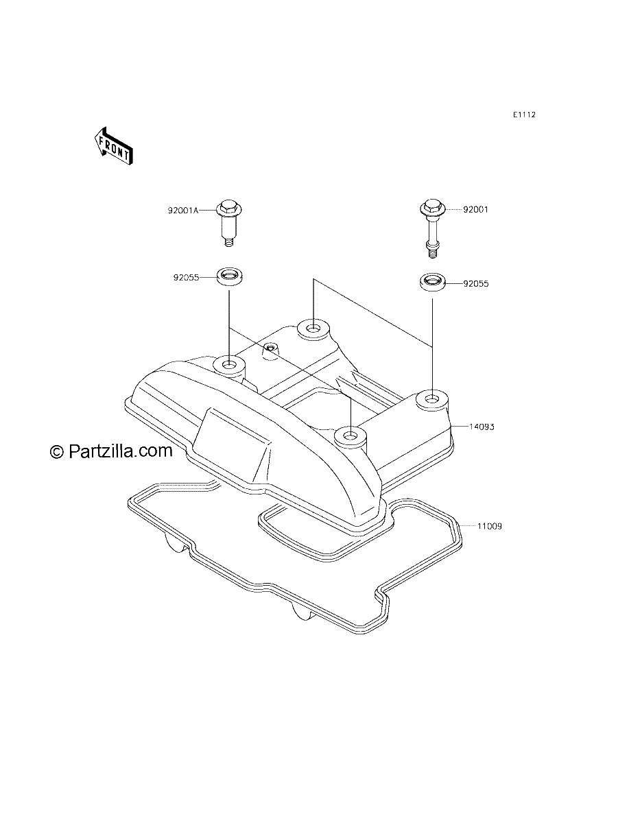 Diagrama de CYLINDER HEAD COVER