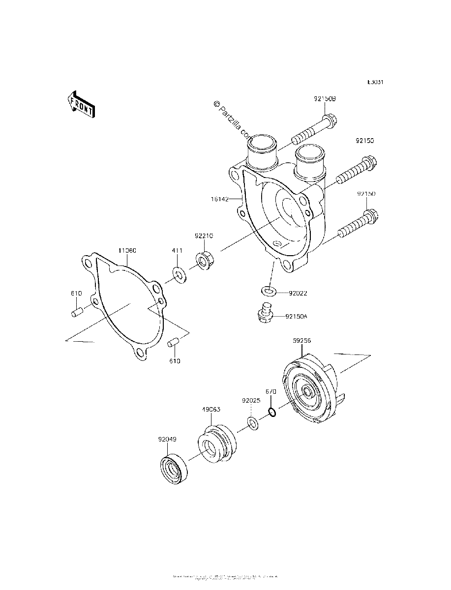 Diagrama de WATER PUMP