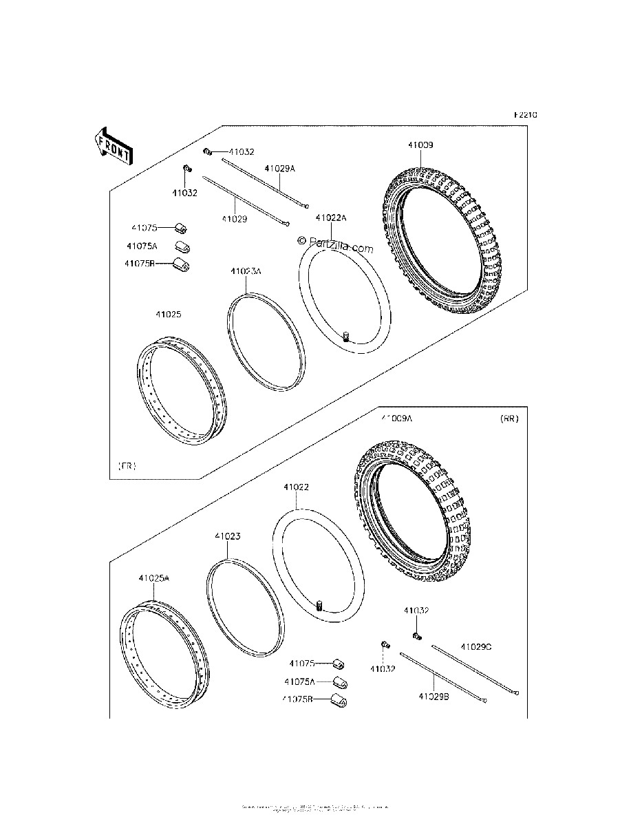 Diagrama de WHEELS TIRES