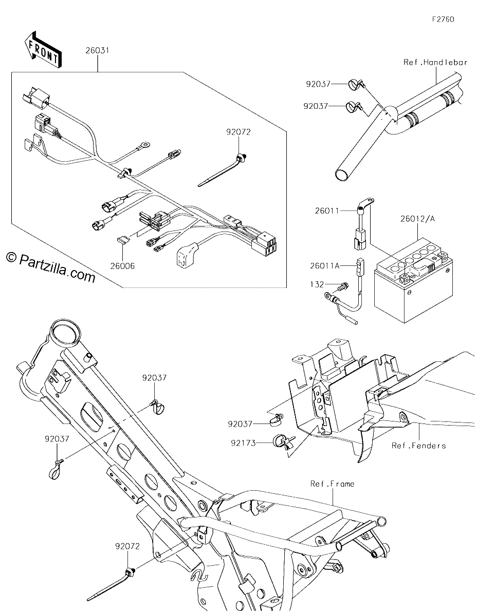 Diagrama de CHASSIS ELECTRICAL EQUIPMENT