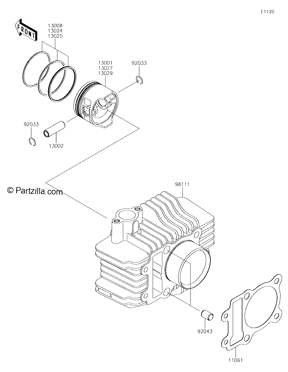 Diagrama de CYLINDER PISTON S