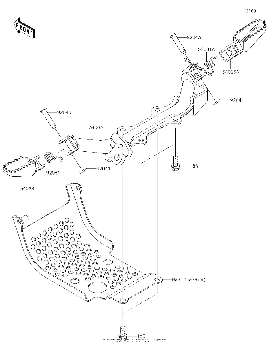 Diagrama de FOOTRESTS