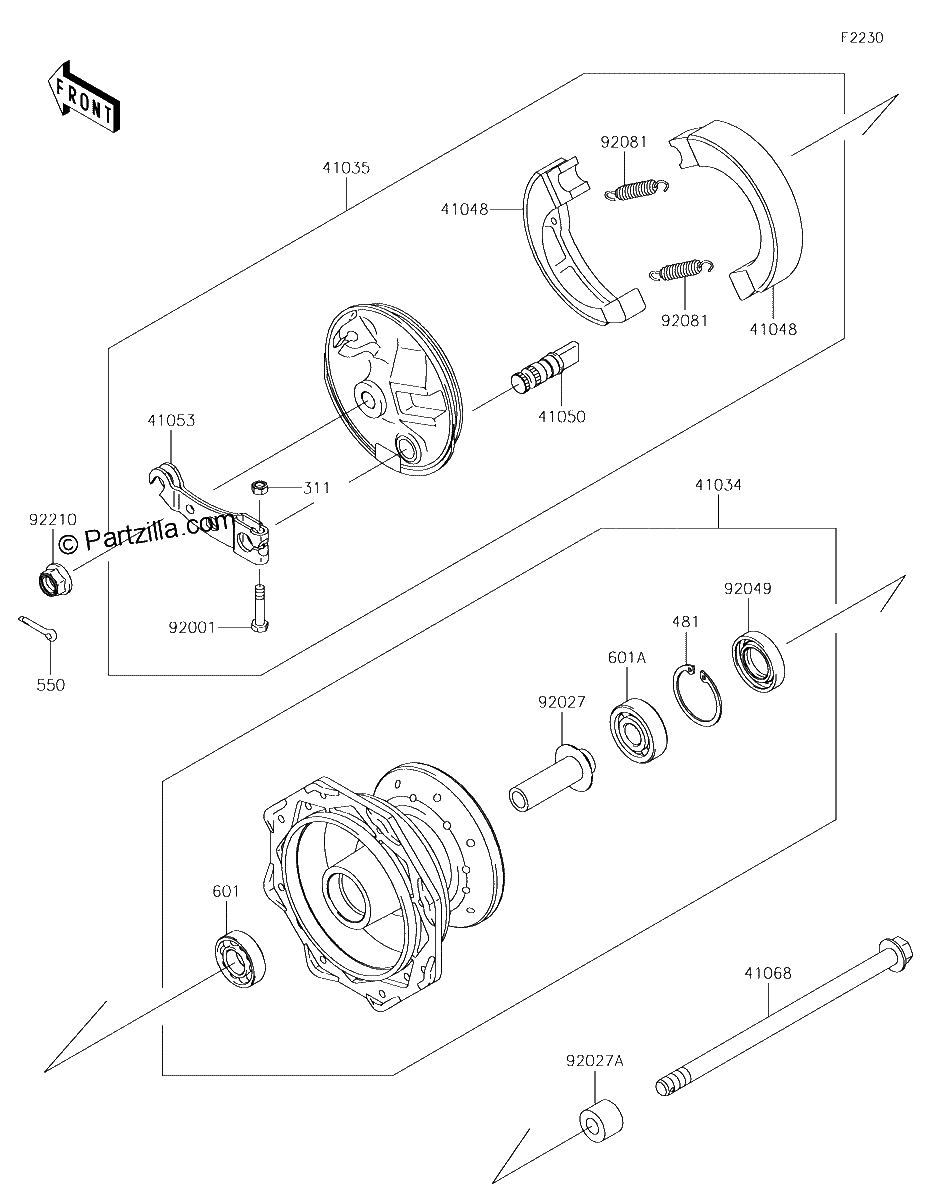 Diagrama de FRONT HUB