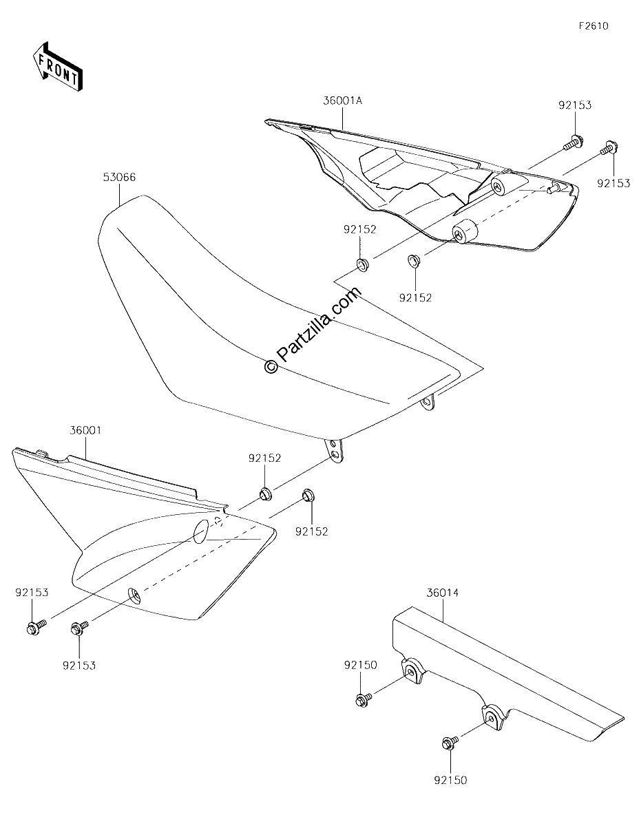Diagrama de SIDE COVERS CHAIN COVER