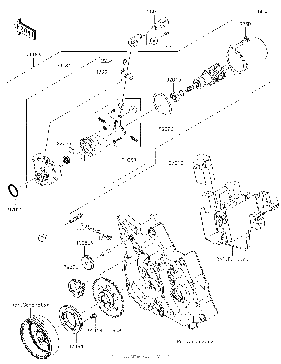 Diagrama de STARTER MOTOR