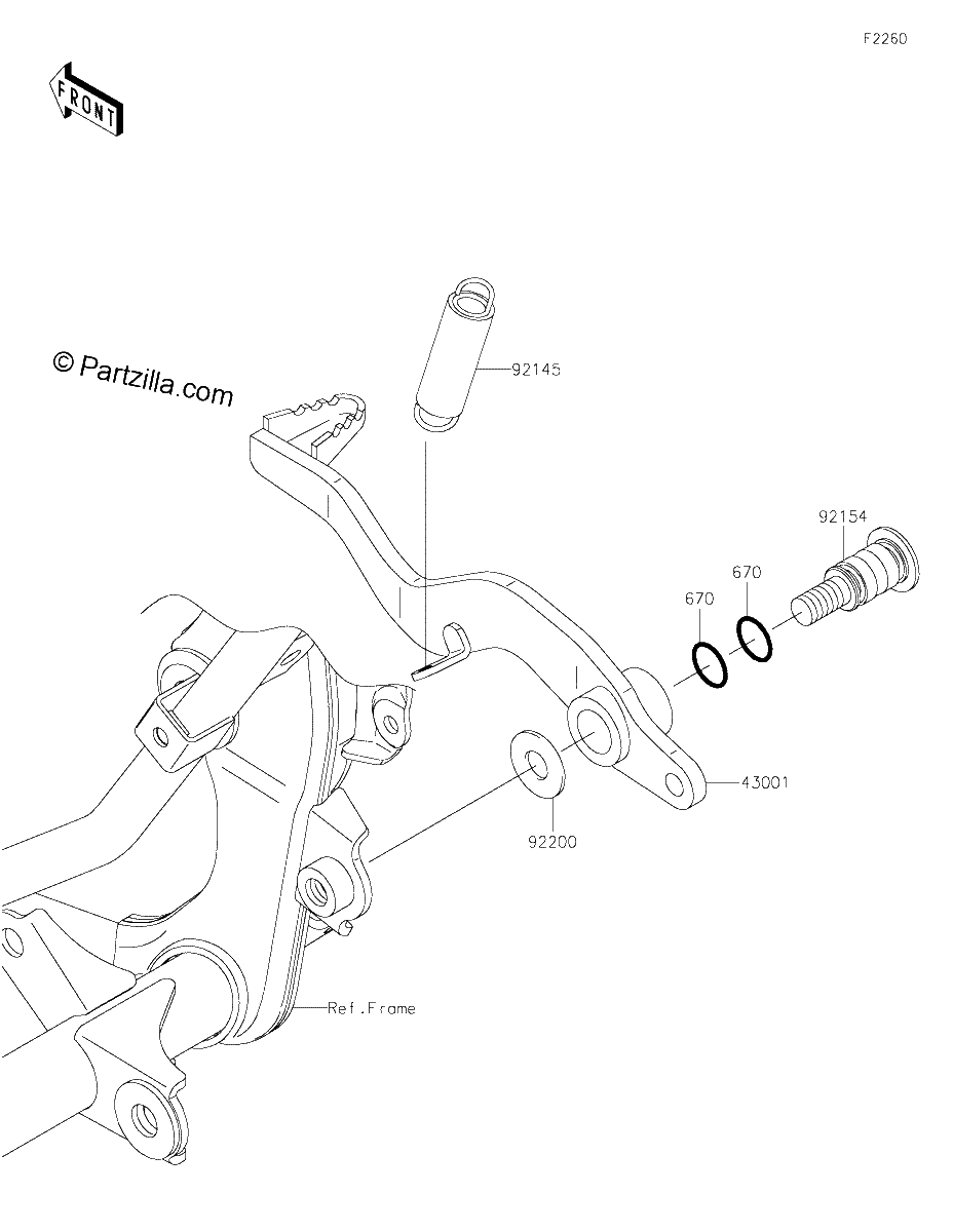 Diagrama de BRAKE PEDAL