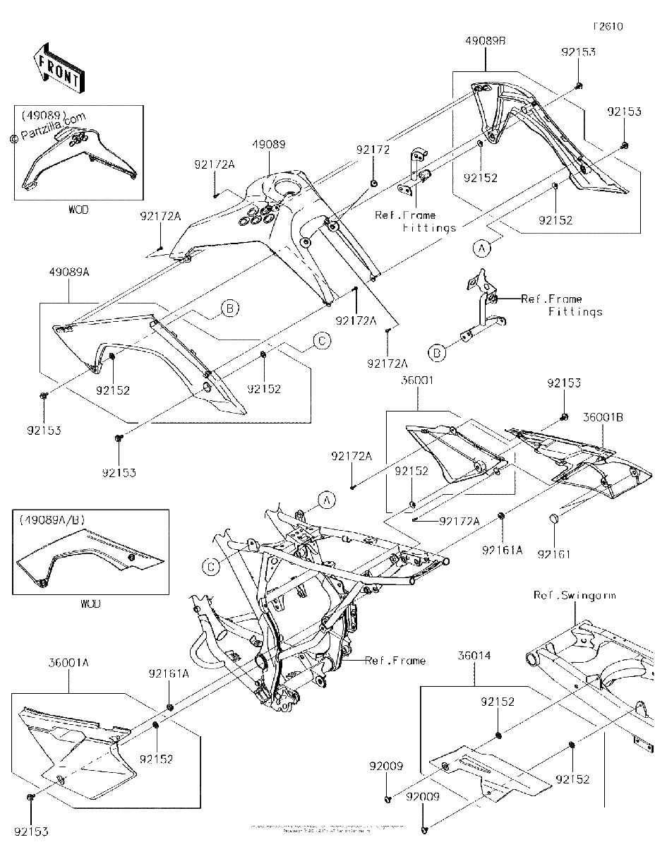 Diagrama de SIDE COVERS CHAIN COVER