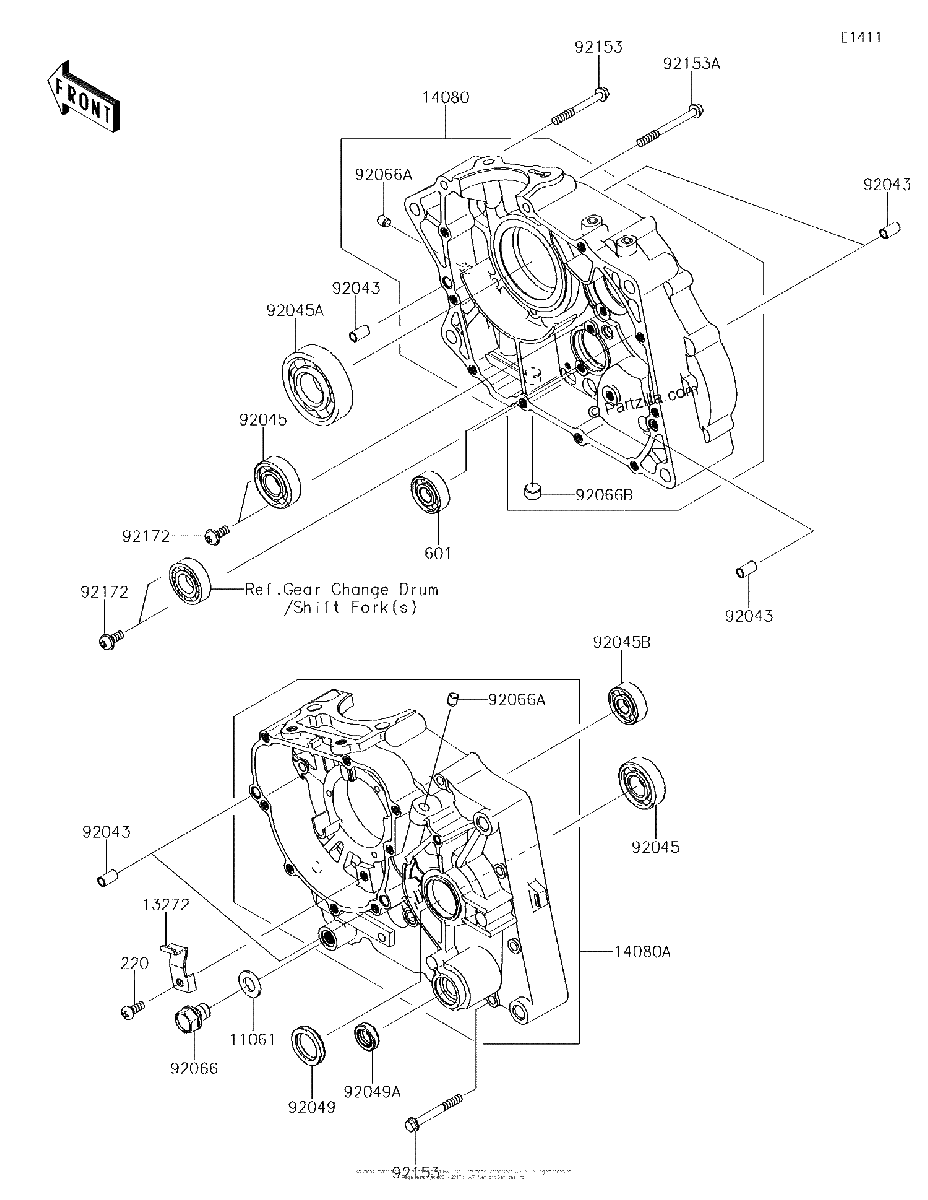 Diagrama de CRANKCASE