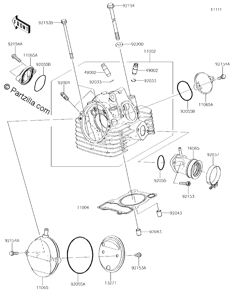 Diagrama de CYLINDER HEAD