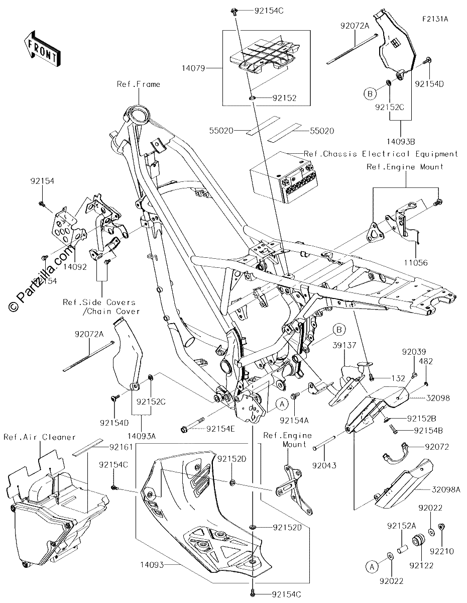 Diagrama de FRAME FITTINGS FHFA FHFB