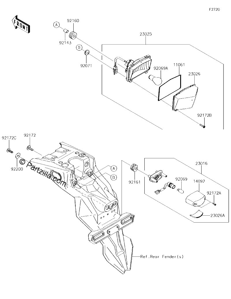 Diagrama de TAILLIGHT S