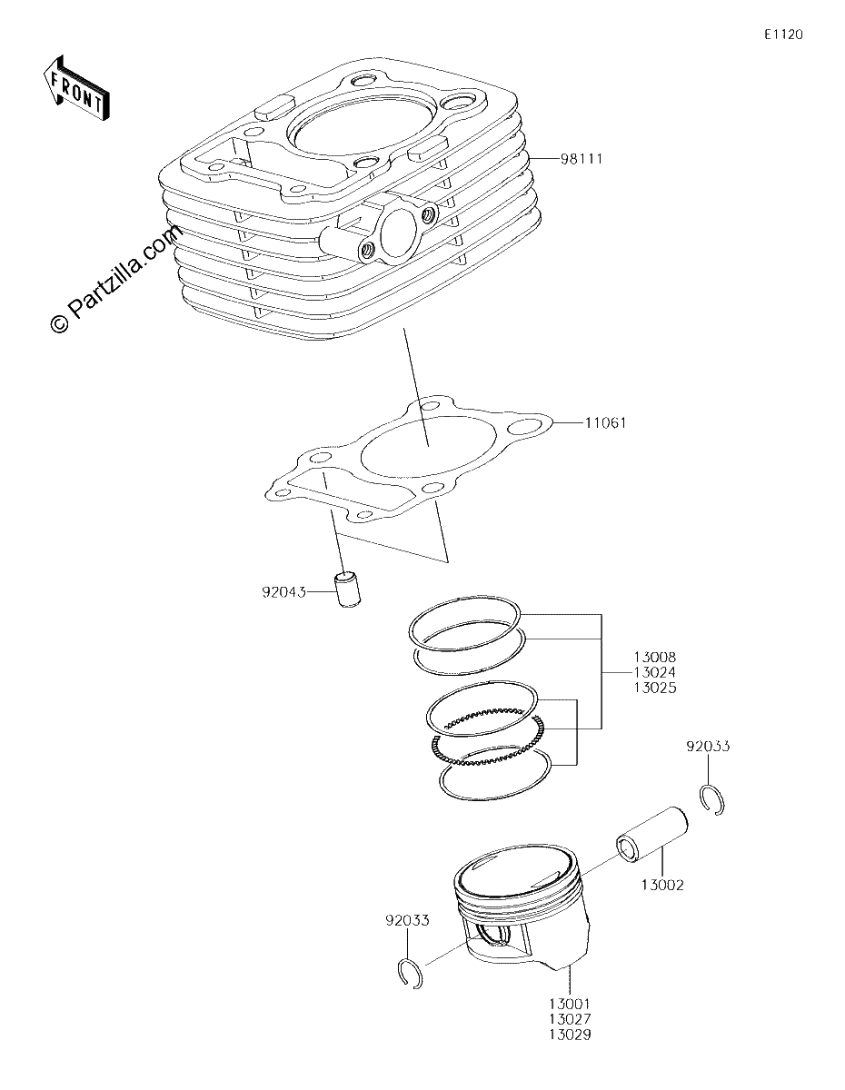Diagrama de CYLINDER PISTON S