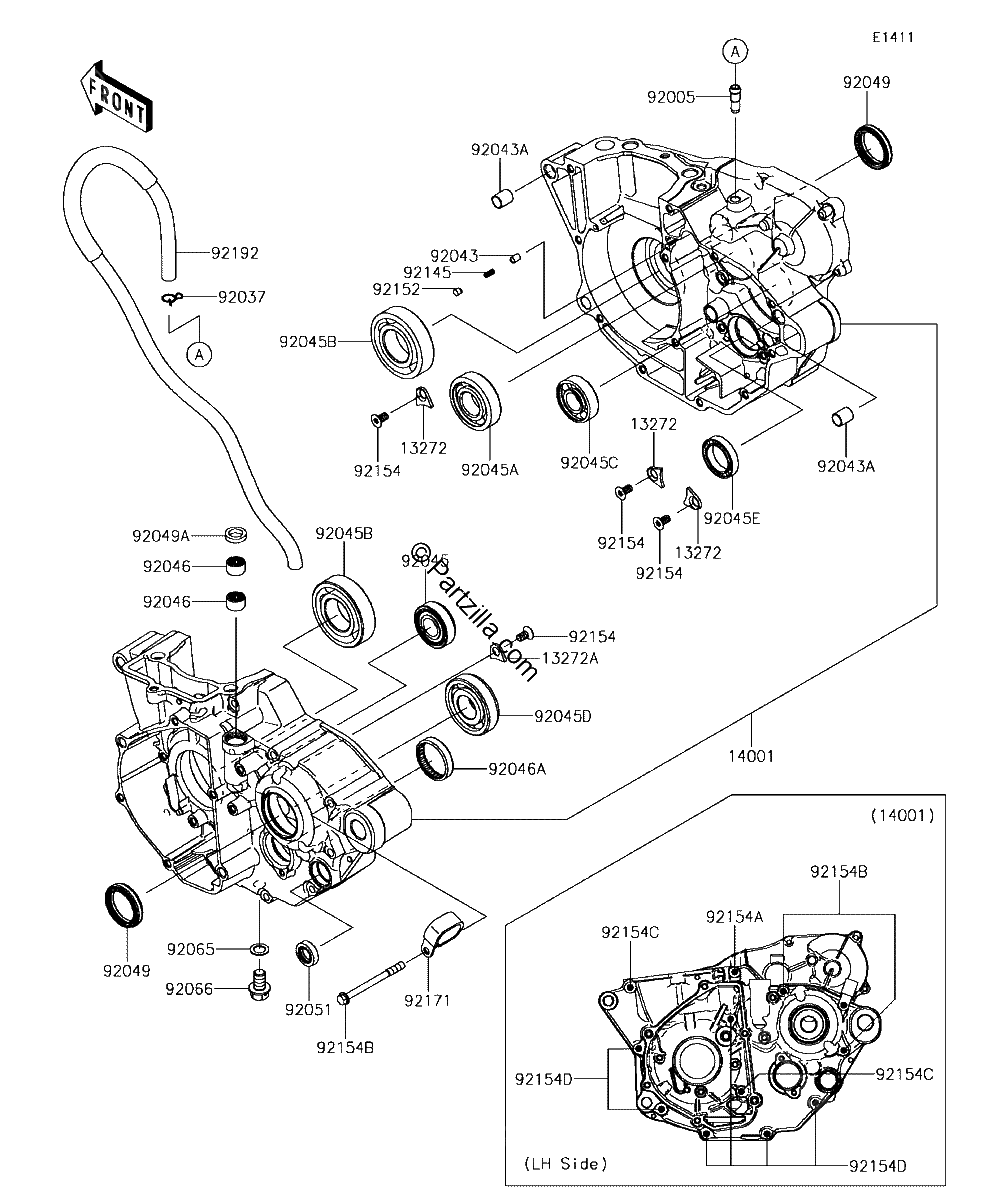 Diagrama de CRANKCASE