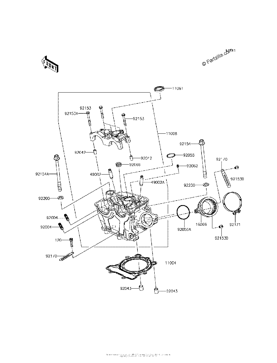 Diagrama de CYLINDER HEAD