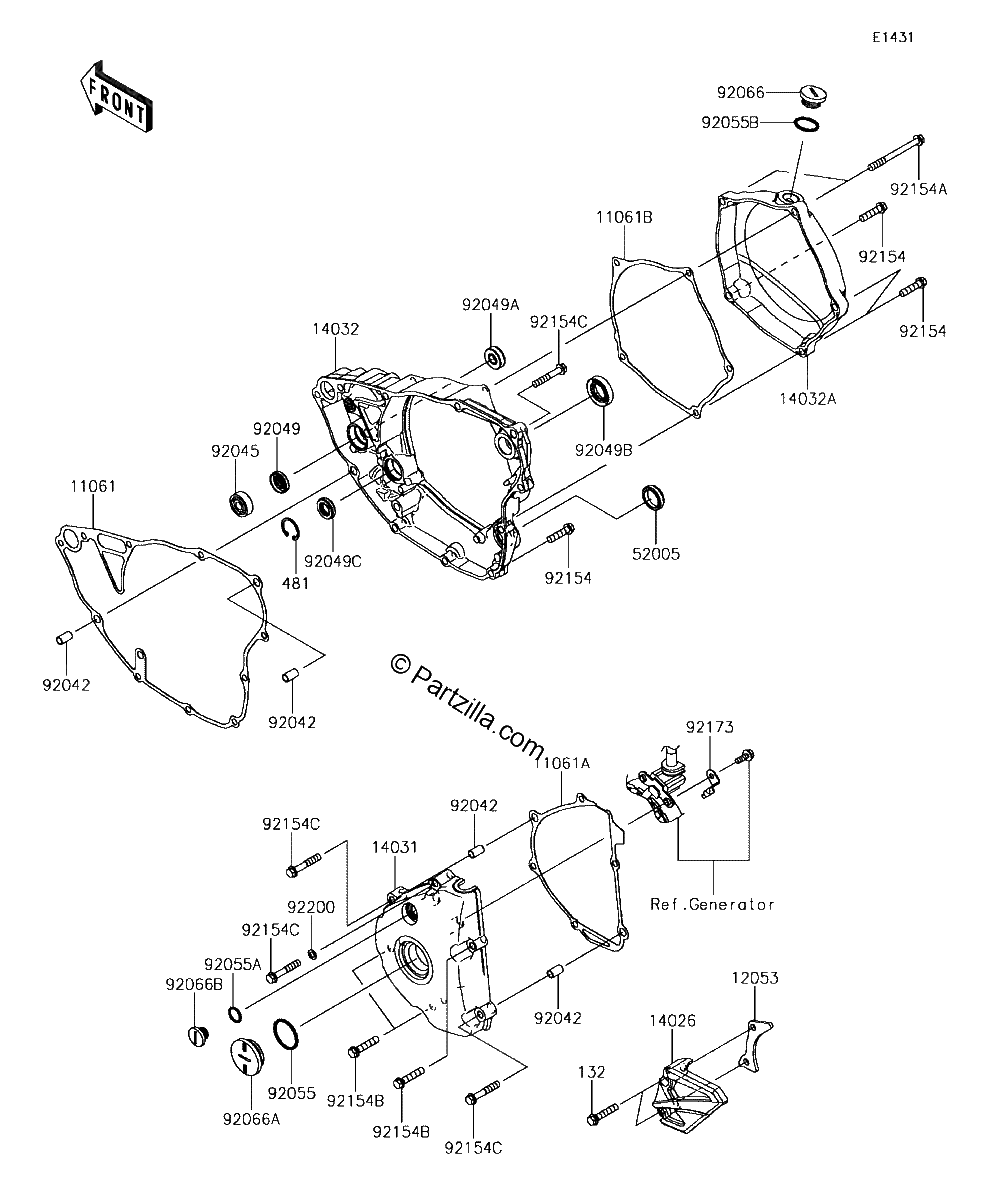 Diagrama de ENGINE COVER S