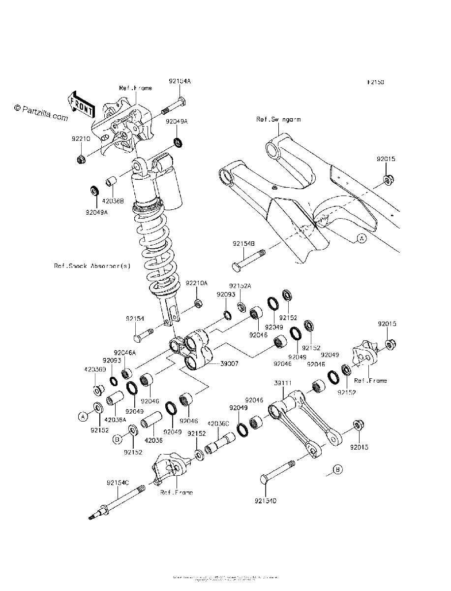 Diagrama de REAR SUSPENSION