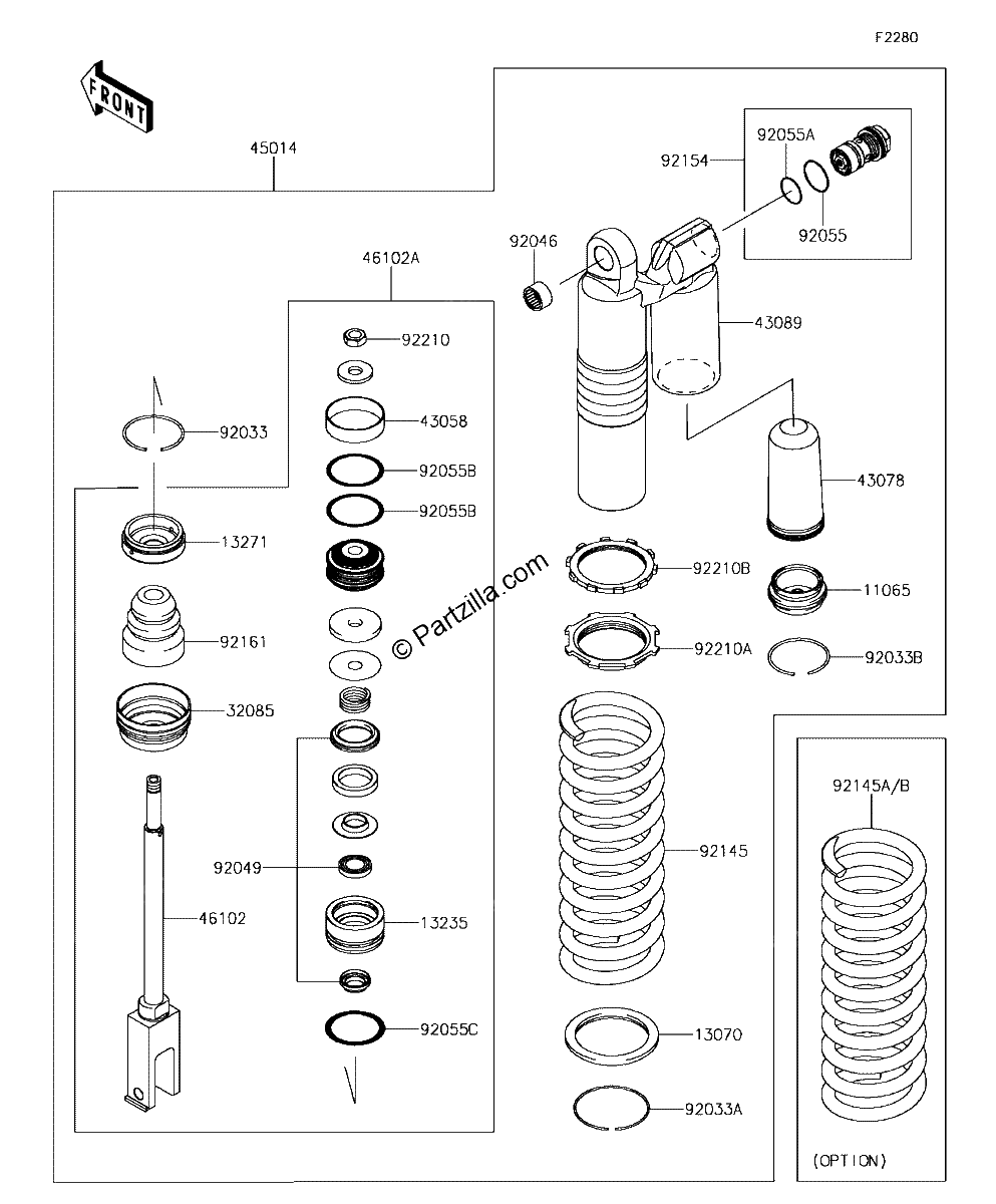 Diagrama de SHOCK ABSORBER S