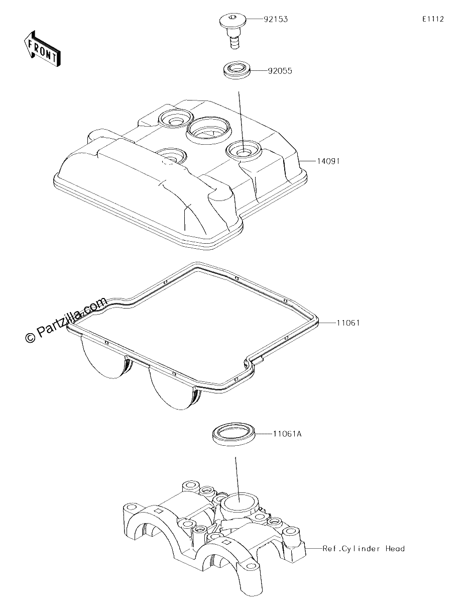 Diagrama de CYLINDER HEAD COVER