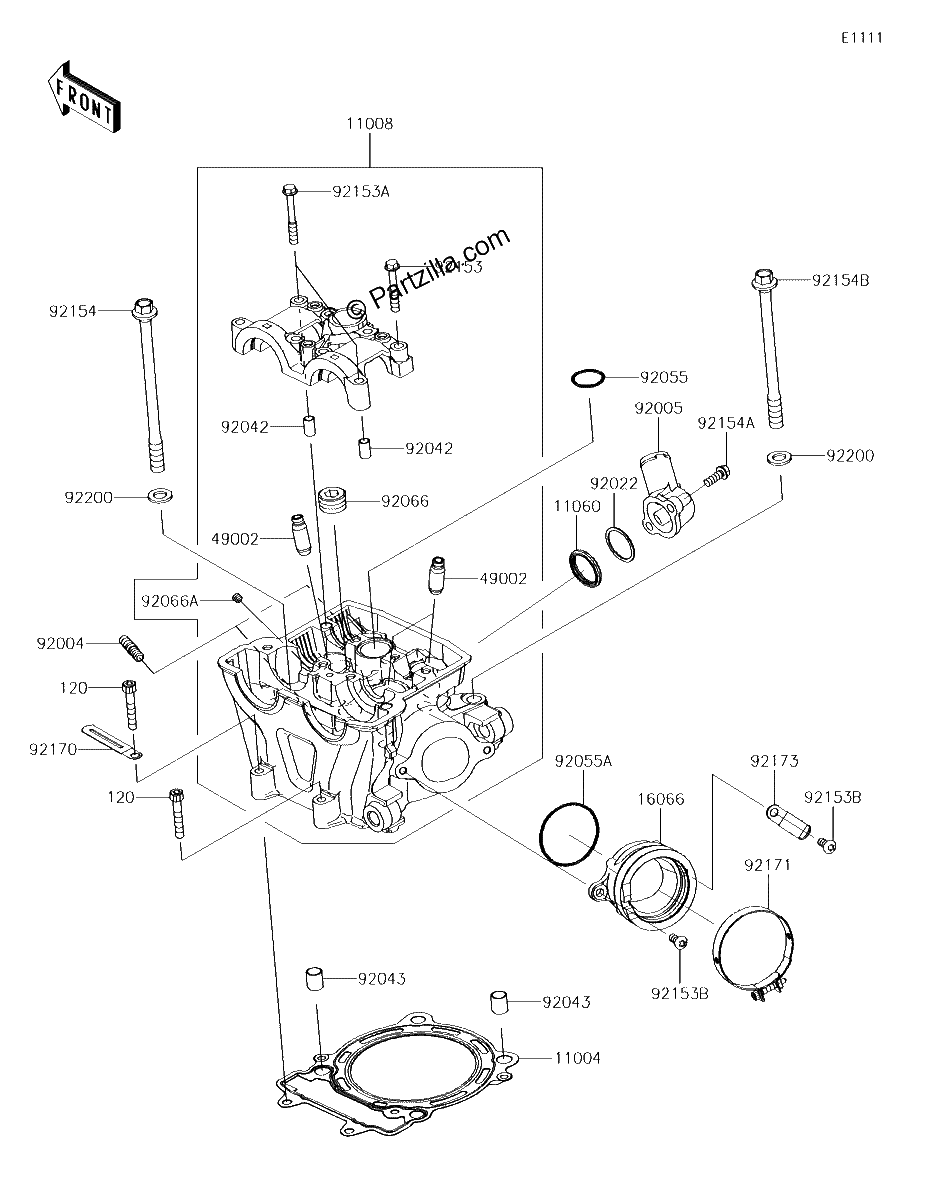 Diagrama de CYLINDER HEAD