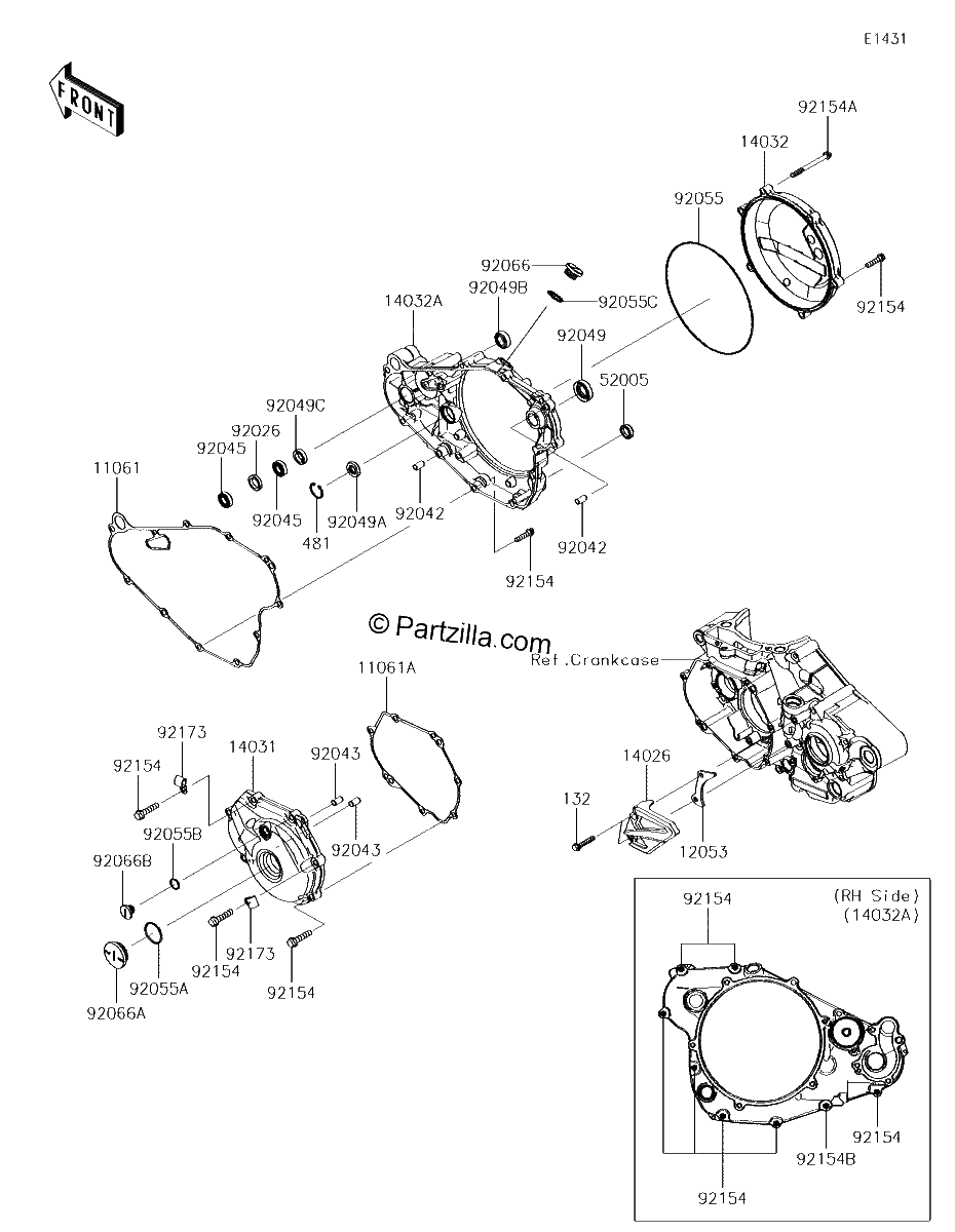 Diagrama de ENGINE COVER S