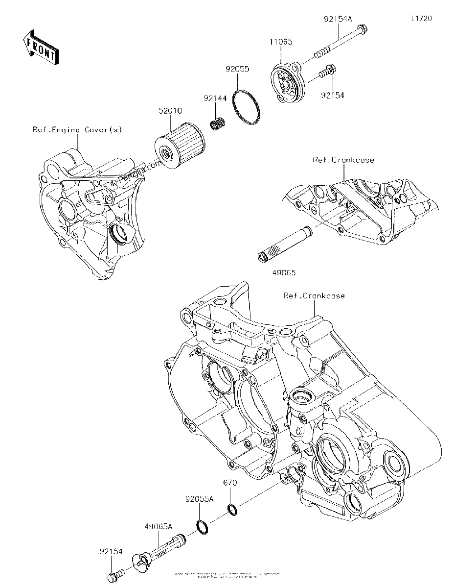 Diagrama de OIL FILTER