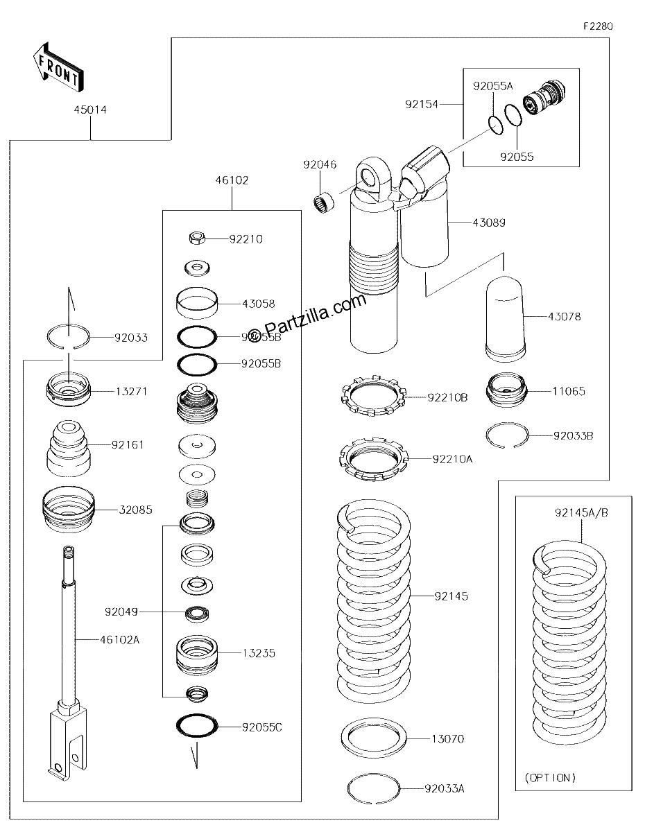 Diagrama de SHOCK ABSORBER S