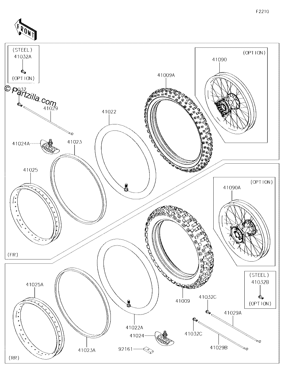 Diagrama de WHEELS TIRES