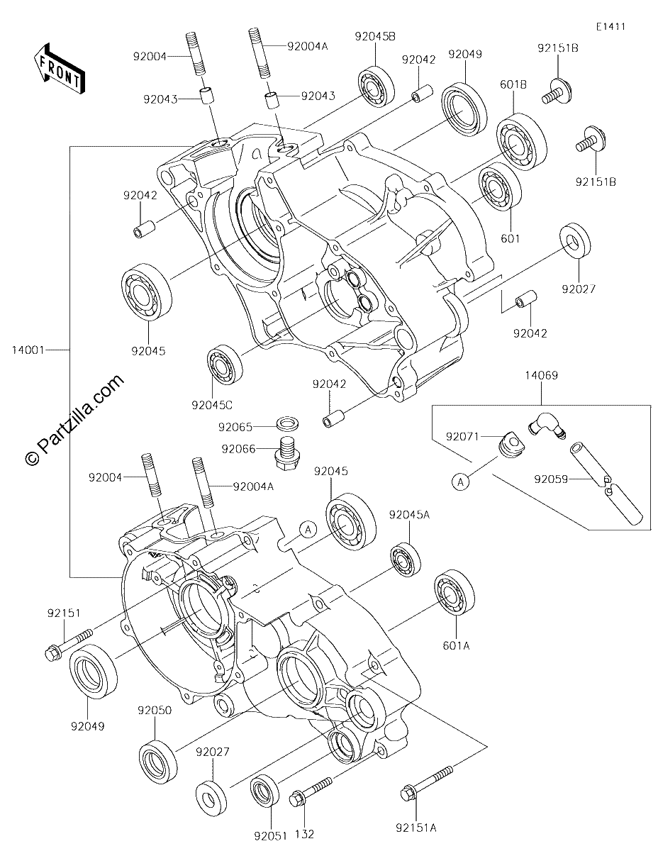 Diagrama de CRANKCASE