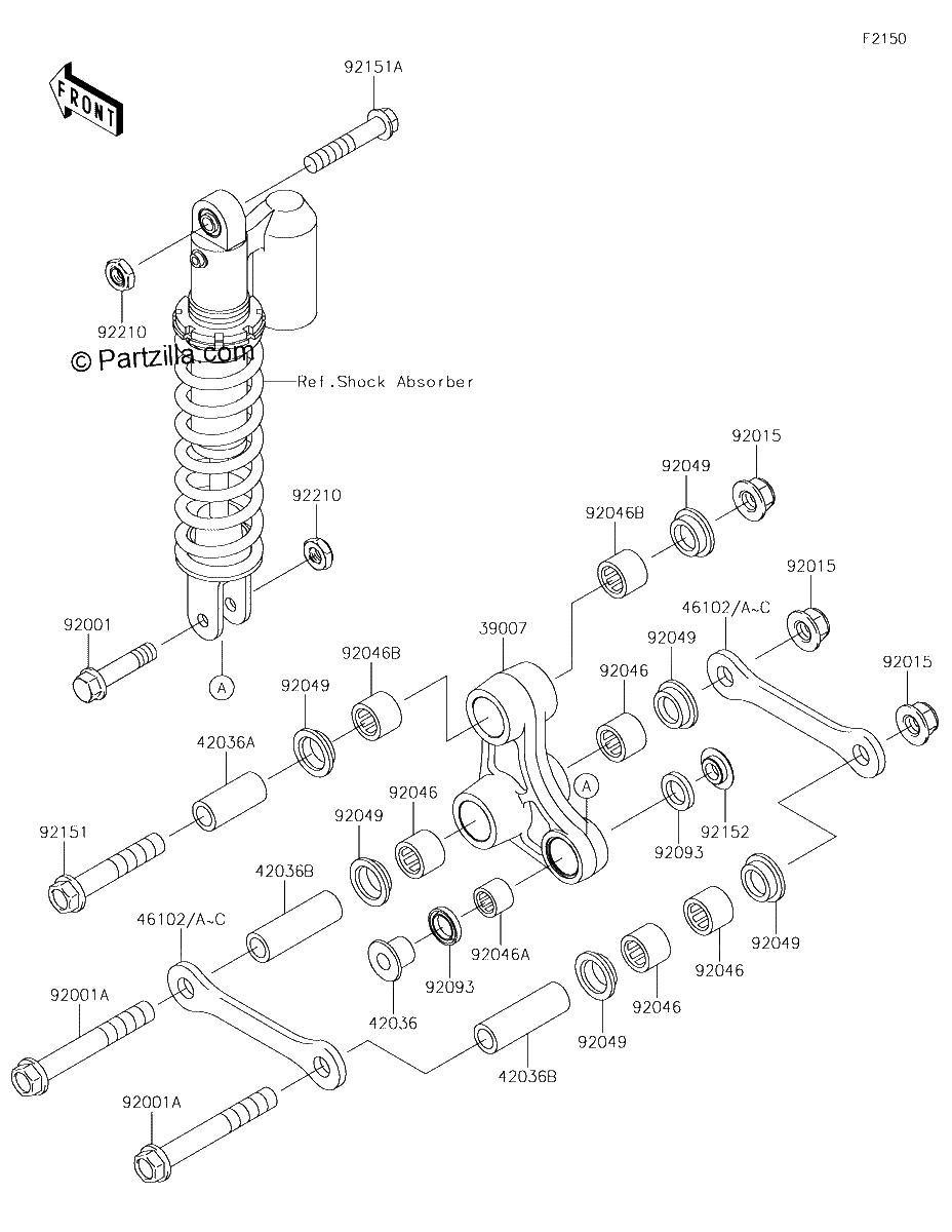 Diagrama de REAR SUSPENSION