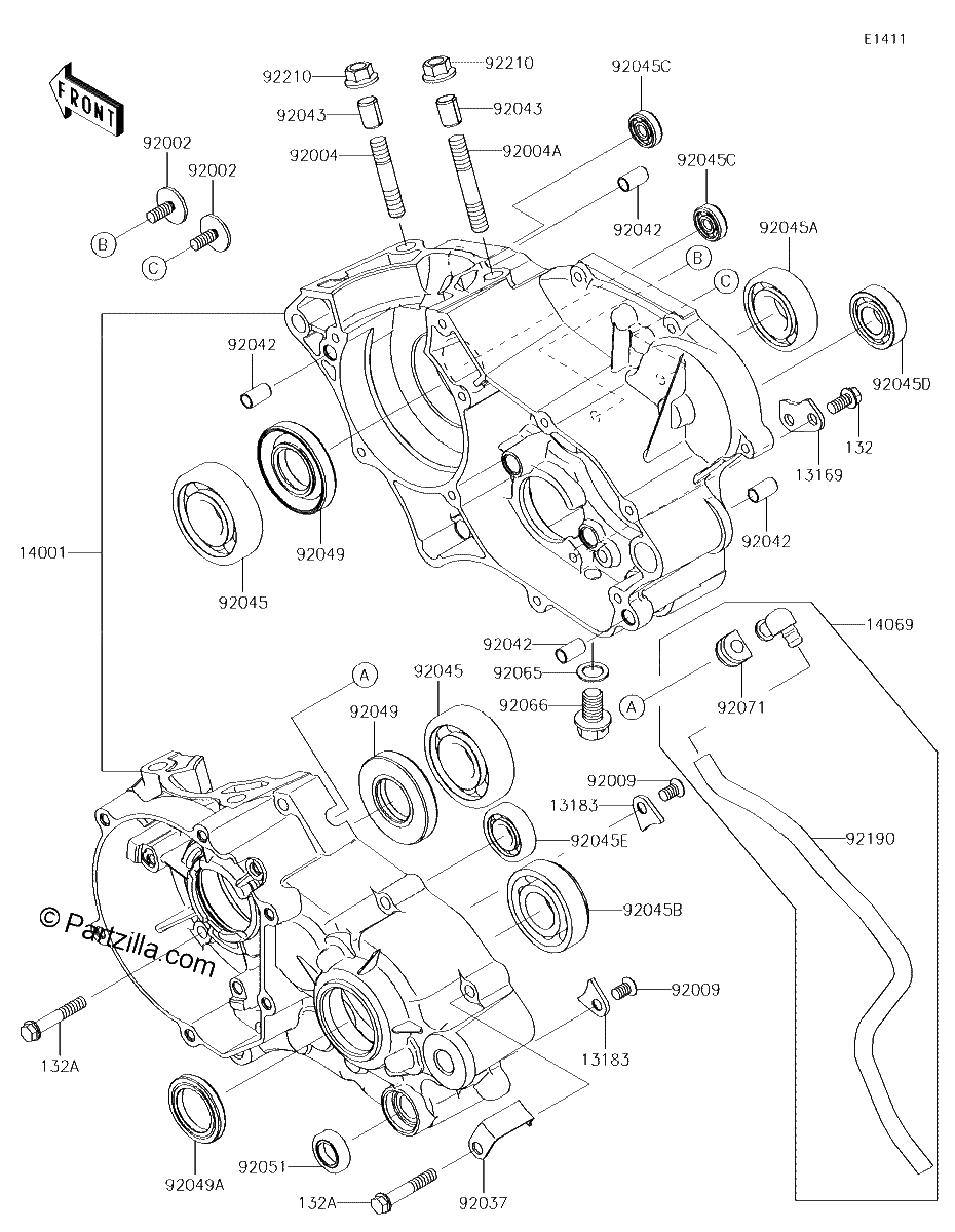 Diagrama de CRANKCASE