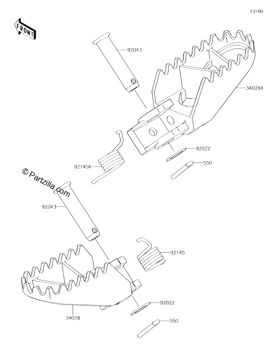 Diagrama de FOOTRESTS