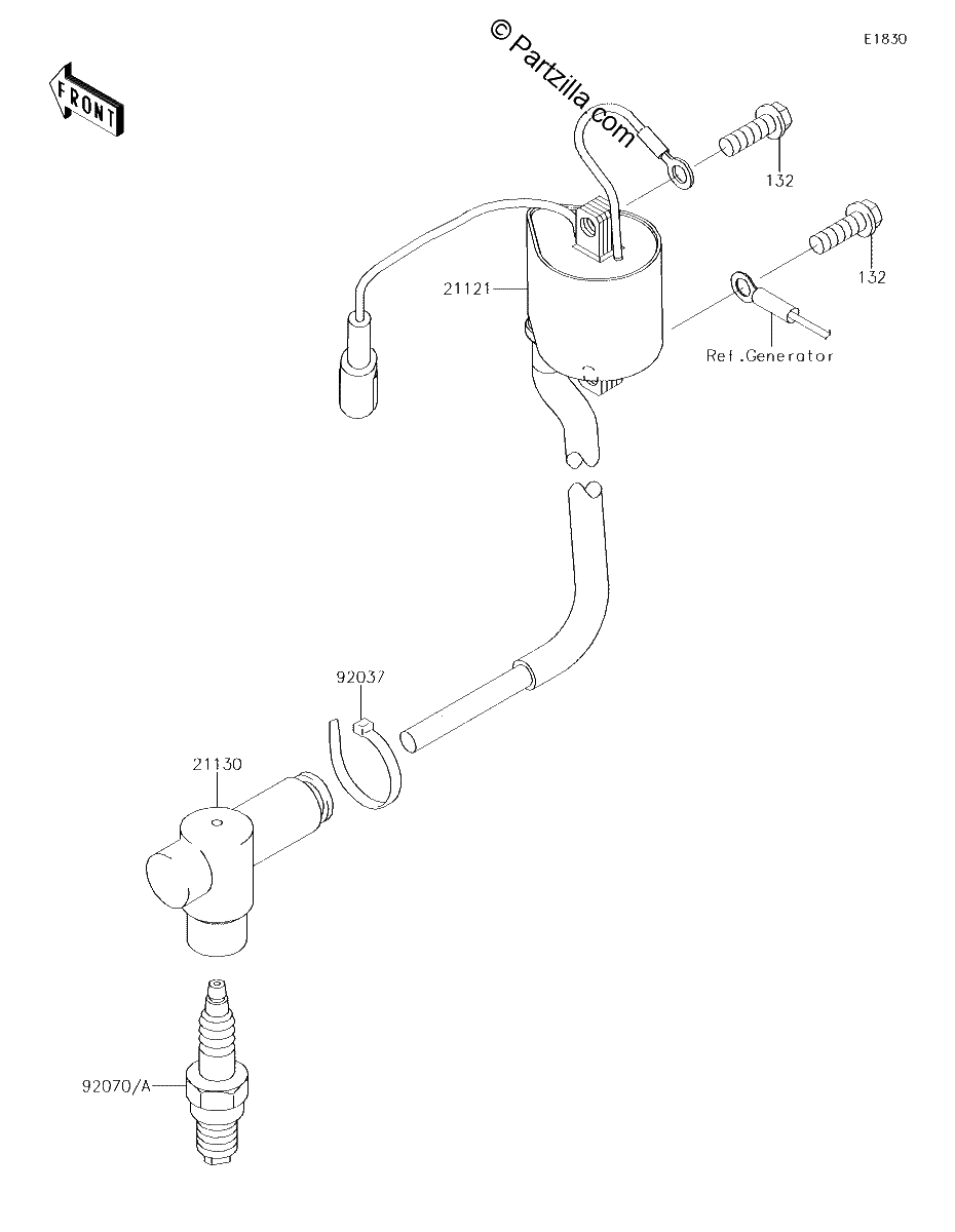 Diagrama de IGNITION SYSTEM