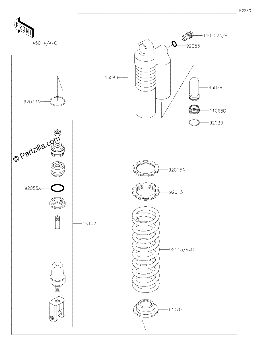Diagrama de SHOCK ABSORBER S